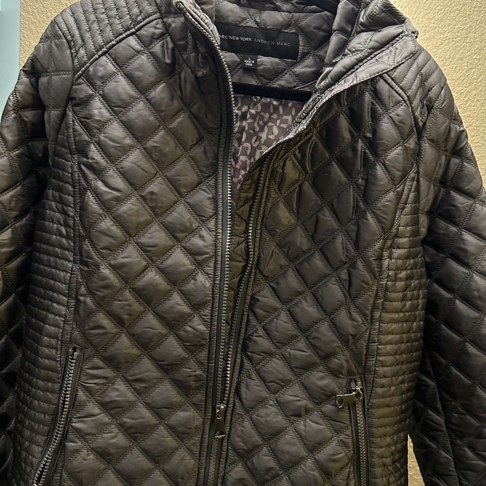 Marc New York Charcoal Quilted Jacket